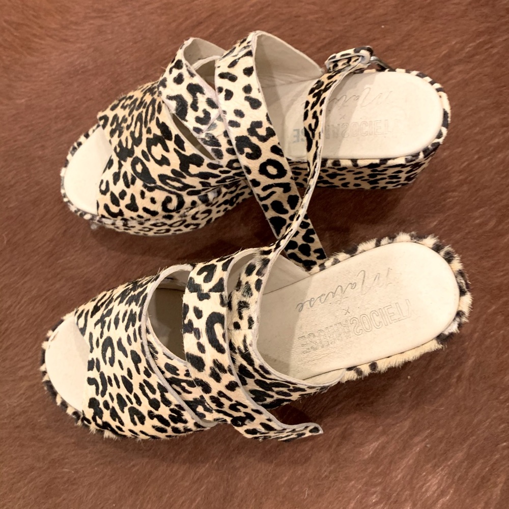 Amuse society block heels